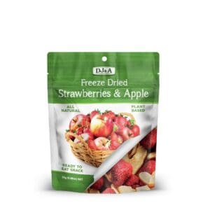 DJ&A Freeze Dried Strawberries & Apple 25g - Pack of 2