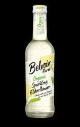 Belvoir Farm Organic Sparkling Elderflower 275ml - Pack of 2