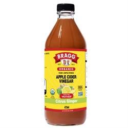 Bragg Organic Apple Cider Vinegar with Citrus Ginger 473ml