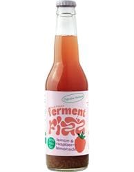Ferment Fizz Lemon Raspberry Fermented Prebiotic Lemonade 330ml - Pack of 3