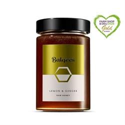 Balqees Raw Honey Lemon Zest & Ginger 250g