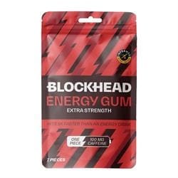Blockhead Energy Gum Extra Strength 16g - Pack of 12