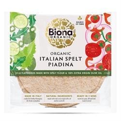 Biona Organic Italian Spelt Piadina Flatbread 225g