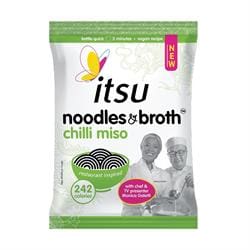 Chilli Miso Noodles & Broth Pouch 85g - Pack of 6
