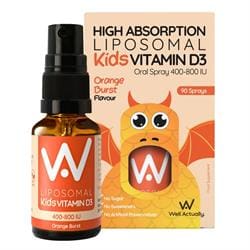 Children Liposomal Vit D Spray - Orange Burst - 90 Sprays - 400IU