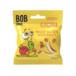 Bob Snail Multifruit Fruit Bites 20g - 100% Fruit - Pack of 20