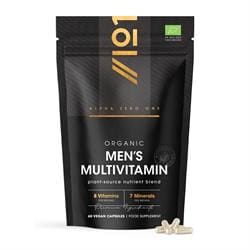 Alpha01 Organic Men's Multivitamins 60 Capsules